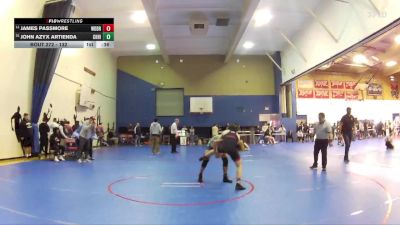 132 lbs Cons. Round 2 - James Passmore, Woodbridge vs John Azyx Artienda, Chino Hills