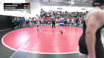 175 lbs Champ. Round 2 - Peyton Meier, Kearney vs Xander Ramirez, Fort Lupton