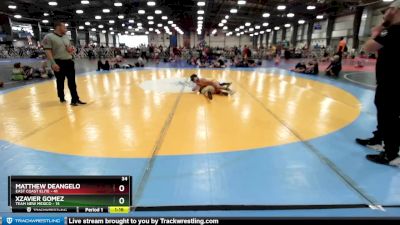 96 lbs Rd# 9- 2:15pm Saturday Final Pool - Xzavier Gomez, Team New Mexico vs Matthew DeAngelo, East Coast Elite