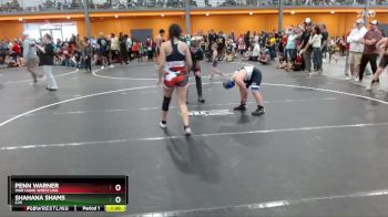 125 lbs Cons. Semi - Penn Warner, War Hawk Wrestling vs Shahana Shams, C2X