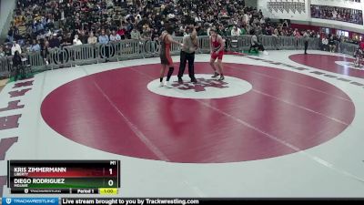 157 lbs Cons. Round 1 - Diego Rodriguez, Mojave vs Kris Zimmermann, Liberty