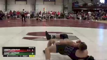 141 lbs Champ. Round 1 - Danny Lightfoot, New York University vs Joseph Lotruglio, Norwich University
