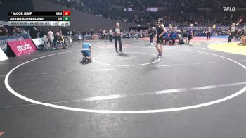 6A Boys 120 lbs Champ. Round 2 - Austin Sutherland, Grants Pass Boys vs Jacob Jump, Newberg Boys