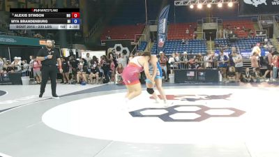 235 lbs Champ. Rd Of 16 - Alexis Stinson, Missouri vs Mya Brandenburg, Michigan