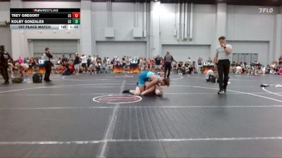 160 lbs 1st Place Match - Trey Gregory, Teknique Wrestling Club vs Kolby Gonzales, Top Rank