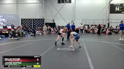 92 lbs Round 2 (4 Team) - Kellan McCabe, Mat Warriors Orange vs Cooper Bunting, Team Germantown