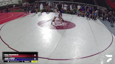 120 lbs Semis & Wb (16 Team) - Max Fransisco, Alaska 1 vs Jake Marzi, Temecula Valley