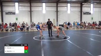 175 lbs Quarterfinal - Austin Vanek, North Montana WC vs Holden Martin, Standfast