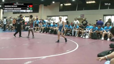 106 lbs Round 1 (6 Team) - Hudson McFate, Level Up vs Sricharan Kosanam, Funky Boyz