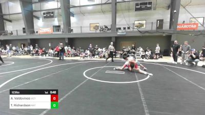 123 lbs Consi Of 8 #2 - Adrian Valdovinos, Victory Wrestling-Central WA vs Trevor Richardson, Mat Demon WC