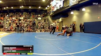 132-140 lbs Quarterfinal - Candace Gibbs, Rolla vs Z`Ryah Session, Lewis And Clark
