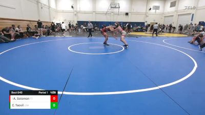 165 lbs Champ. Round 3 - Ayden Solomon, Team Thunder vs Christian Taovil, Livermore Elite WC