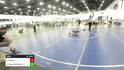 62 lbs 5th Place - Chayton Salway, Gladiator Wrestling Academy vs Hunter Rauschenberger, Pomona Elite