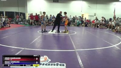 114 lbs Round 1 (16 Team) - John Hanrahan, Illinois vs Noah Dawejko, Arkansas