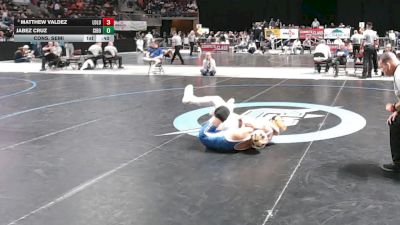 5A 126 lbs Cons. Semi - Jabez Cruz, Cibola vs Matthew Valdez, Los Lunas