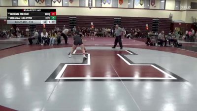 115 lbs Cons. Round 1 - Brynn Meyer, Western Dubuque vs Gianna Halsted, Southeast Polk