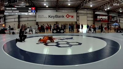 55 kg Champ. Round 2 - Isaac Gibbs, Tiger Wrestling Club vs Anthony Alanis, Knights RTC