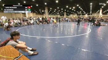 113 lbs Cons. Round 5 - Eli Bowman, Guerilla Wrestling Academy vs Luke Richards, Raleigh Area Wrestling