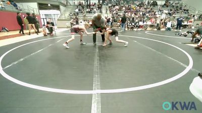 80 lbs Quarterfinal - Andrew Ridge, Sperry Wrestling Club vs Callum Hunter, Owasso Takedown Club