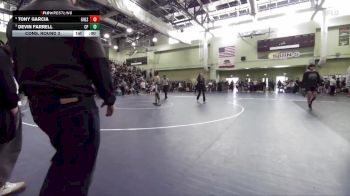120 lbs Cons. Round 3 - Devin Farrell, CANOGA PARK vs Tony Garcia, GRANADA HILLS