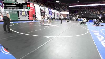 215 Class 3 lbs Cons. Round 2 - Brock Lepage, Helias Catholic vs Robert Eatherton, Vianney