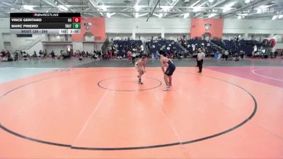 285 lbs Champ. Round 2 - Vince Geritano, Utica vs Marc Pineiro, Trinity (CT)