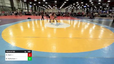 132 lbs Round Of 128 - Dylan Hart, OH vs Beck Holtzman, DC