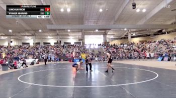 A 157 lbs Champ. Round 1 - Fisher Higgins, Soddy Daisy High School vs Lincoln Rich, Station Camp High School