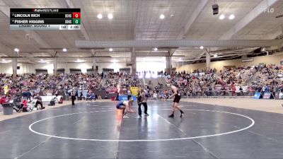 A 157 lbs Champ. Round 1 - Fisher Higgins, Soddy Daisy High School vs Lincoln Rich, Station Camp High School