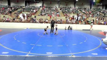 46 lbs Consi Of 8 #2 - Kaiden Paredes, North Paulding Takedown Club vs Hudson Sellars, South Georgia Takedown Club