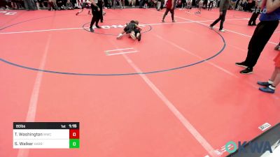 80 lbs Rr Rnd 2 - Talli Washington, Woodland Wrestling Club vs Stevie Walker, Harrah Little League Wrestling