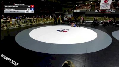 106 lbs Quarters - Andrew Garcia, Rough House Wrestling vs Caden Lopez, Woodlake Tiger Wrestling Club