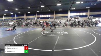 130 lbs Consi Of 8 #2 - Axel Balderrama, Live Training vs Duraias Walker, Gold Rush Wr Ac