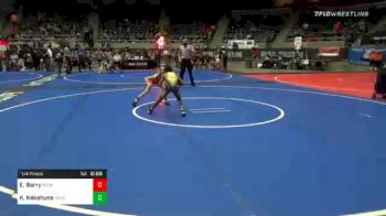 57 lbs Quarterfinal - Emmeline Barry, Nebraska Wrestling Academy vs Kaiulani Kekahuna, Golden Back