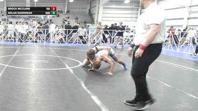 126 lbs Rr Rnd 2 - Brock McClure, Freakztyle Black - HSB vs Nolan Hardeman, Rabbit Wrestling Club - HSB