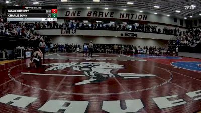 113 lbs Round 1 (16 Team) - Charlie Dunn, St Francis School vs NOAH PRICKETT, Commerce Hs