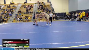 285 lbs Cons. Round 1 - Steven Hajas, Augustana vs Nate Fredenburg, Nebraska Weslyn University
