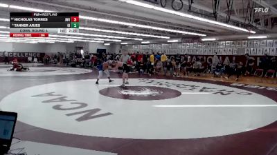 141 lbs Cons. Round 4 - Nicholas Torres, Johnson & Wales vs Tanner Arjes, Upper Iowa