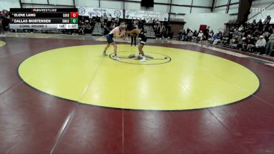 165 lbs Cons. Round 2 - Dallas Mortensen, Summit Academy vs Eleke Lang, Carbon