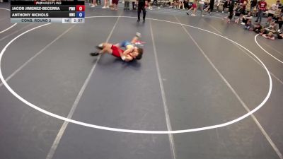 150 lbs Cons. Round 2 - Jacob Jimenez-Becerra, Pinnacle vs Anthony Nichols, Northwest Wrestling Club