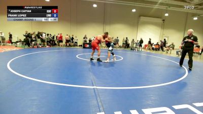 Masters E GR - 100 lbs Champ. Round 1 - Joseph Cattan, Kentucky vs Frank Lopez, Las Vegas Wrestling Club