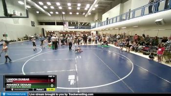 34-37 lbs Round 2 - Landon Dunbar, Uintah vs Maverick DeHaan, East Idaho Elite Wrestling