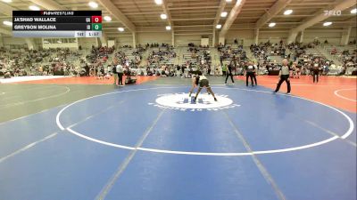 120 lbs Round Of 32 - Ja'Shad Wallace, GA vs Greyson Molina, ID