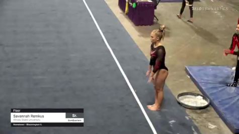 Savannah Remkus - Floor, Illinois State University - 2021 GymQuarters Invitational