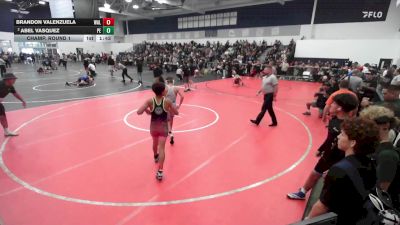 113 lbs Champ. Round 1 - Brandon Valenzuela, Walnut vs Abel Vasquez, Poway Elite