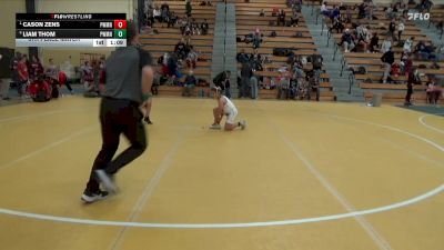 80 lbs 5th Place Match - Cason Zens, Lennox vs Liam Thom, Pursuit Wrestling Minnesota