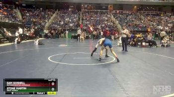 2A 106 lbs Cons. Round 2 - Stone Martin, West Stanly vs Sam Gosnell, Rutherfordton-Spindale