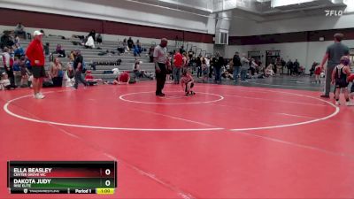 59-63 lbs Round 4 - Ella Beasley, Center Grove WC vs Dakota Judy, Rise Elite