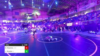 80 lbs Consi Of 4 - Blake Maestas, Juggernaut WC vs Layla Bowder, St. Paul Youth Wrestling