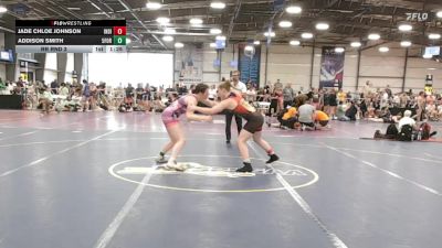 145 lbs Rr Rnd 3 - Jade Chloe Johnson, Indiana Outlaws Purple vs Addison Smith, 5forty Lady Brawlers